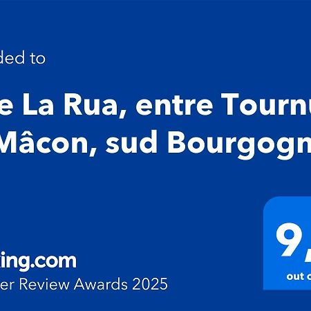 Gite La Rua, Entre Tournus Et Macon, Sud Bourgogne 몽벨레 외부 사진
